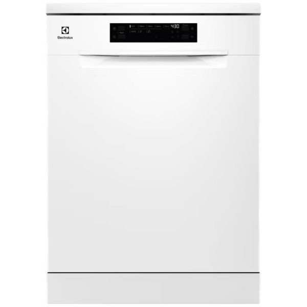 Посудомийна машина Electrolux, 14компл., D, 60см, дисплей, інвертор, 3й кошик, білий
