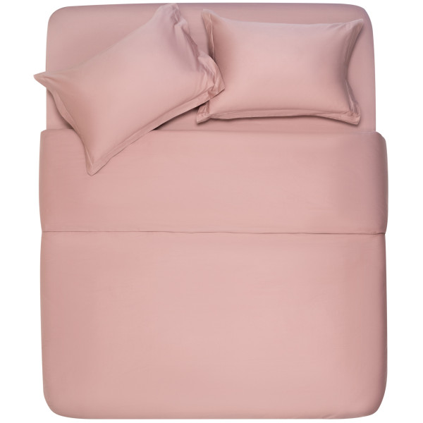 Простирадло ARDESTO Mix&Match Premium, 180х240см, 100% бавовна, сатин, рожевий світлий