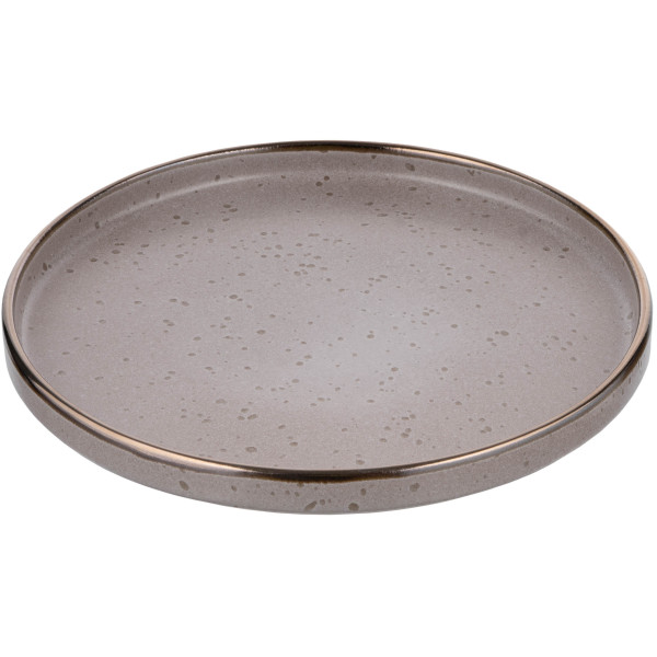 Тарілка десертна ARDESTO Fasano, 19.6см, кераміка, сіро-коричневий