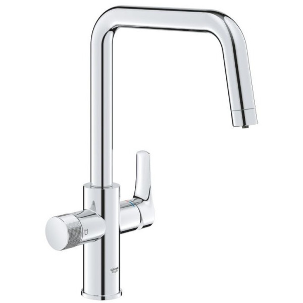 Змішувач для кухні Grohe Blue Pure Eurosmart, довж.виливу - 223мм, поворотний, 1+1фильтр, хром