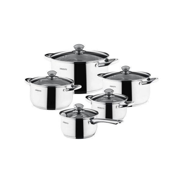 Набір посуду ARDESTO Gemini Gourmet Varese, 10 предметів, нержавіюча сталь