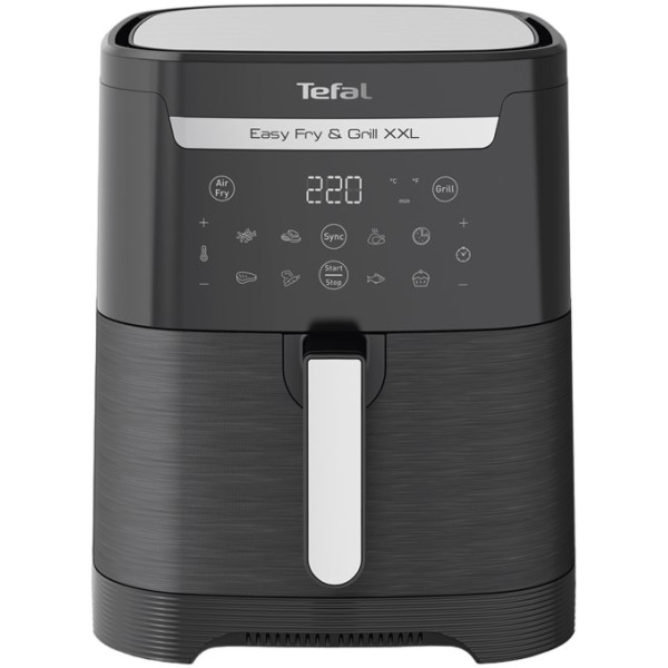 Мультипіч Tefal EasyFry&Grill XXL, 1830Вт, чаша-6.5л, сенсорне керув., 8 програм, пластик, чорний