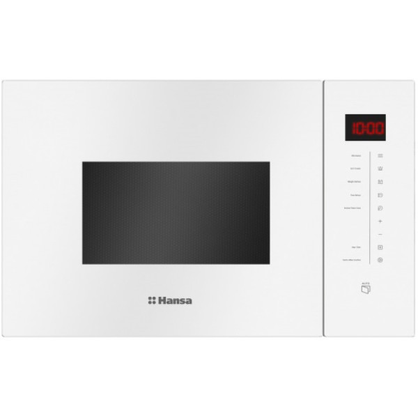 Вбудовувана мікрохвильова піч Hansa, 25л, функц. мікрохв., гриль, диспл., білий