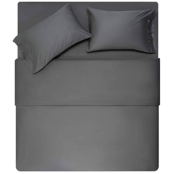 КПБ 2.0сп ARDESTO Mix&Match, підковдра 200х220см, простирадло 240х260см, наволочки (2) 50х70см, 100% бавовна, сатин, сірий