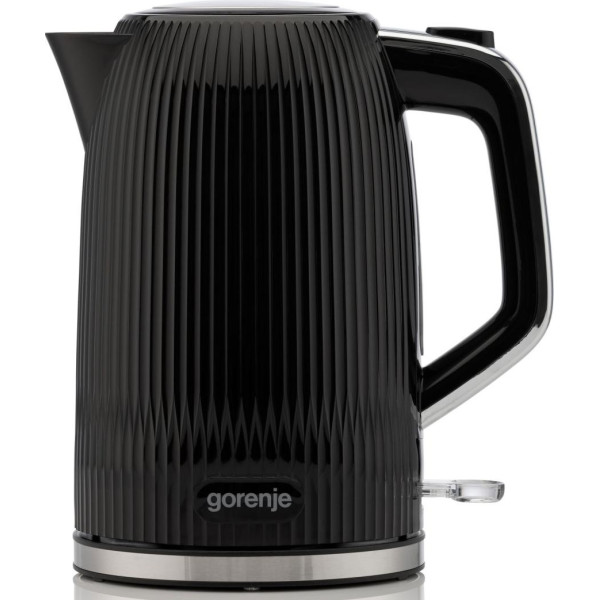 Електрочайник Gorenje 1.7л, Strix-контроль, чорний матовий