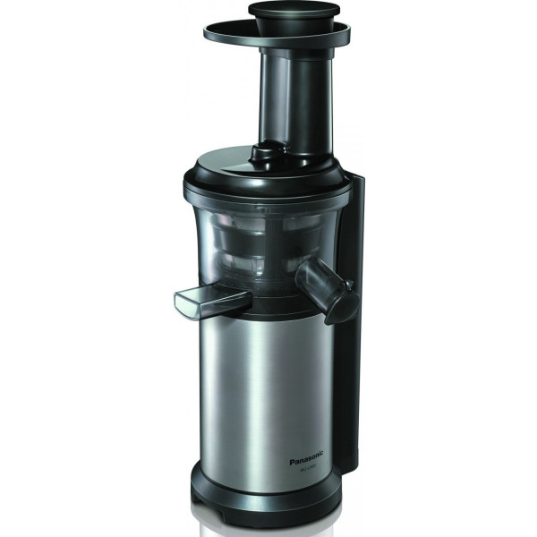 Соковитискач Panasonic Viva Collection шнековий 150Вт, чаша-0.4л, пластик/метал, чорний