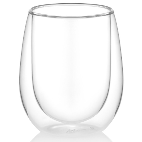 Набір чашок з подвійними стінками ARDESTO, 350мл, 2шт, боросилікатне скло, прозорий