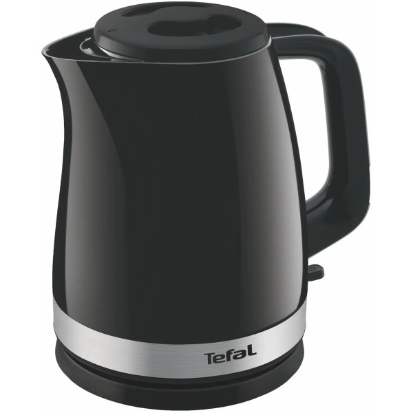 Електрочайник Tefal Delfini 1.5л, пластик, сріблясто-чорний