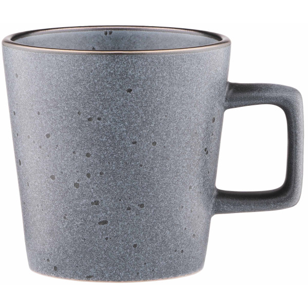 Чашка ARDESTO Fasano, 310мл, кераміка, сірий темний