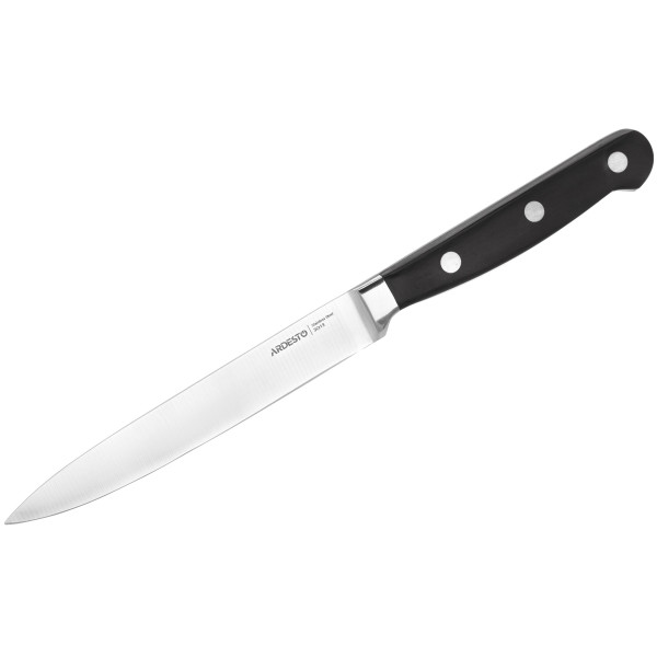 Кухонний ніж універсальний ARDESTO Black Mars, 12.7см, нержавіюча сталь, дерево, чорний