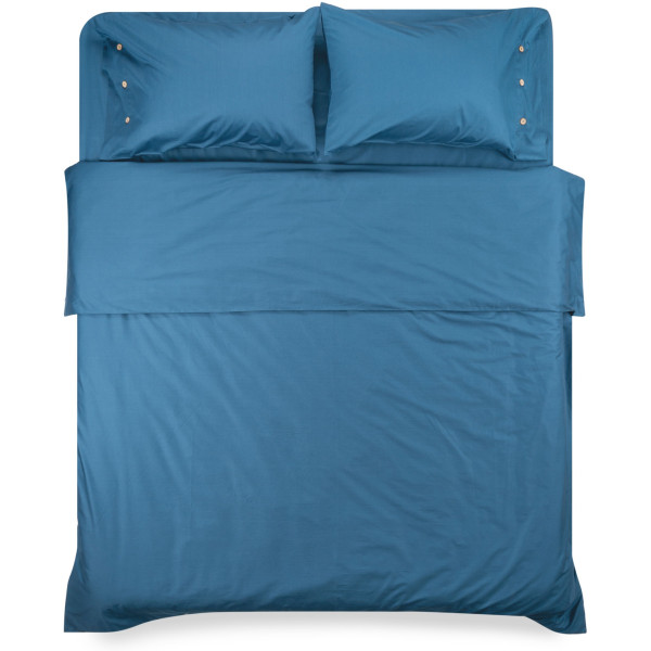 Простирадло на резинці ARDESTO Mix&Match, 160х200+30см, 100% бавовна, сатин, синій