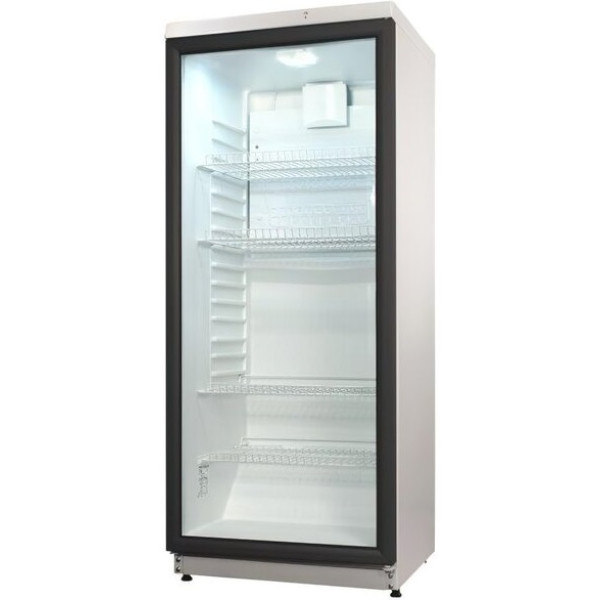 Холодильна вітрина Snaige, 145x60х60, 290л, полок - 4, зон - 1, бут-126, 1дв., ST, білий