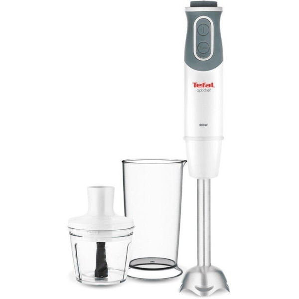 Блендер Tefal заглибний Optichef 800Вт, 3в1, чаша-800мл, чопер-500мл, турборежим, білий