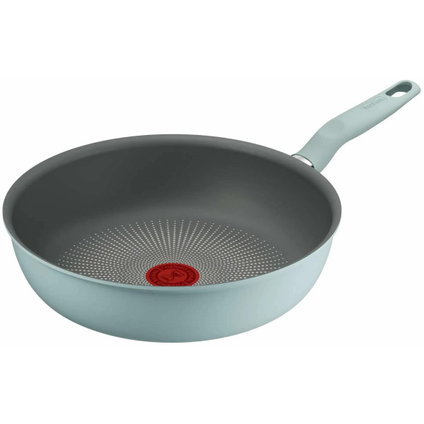 Сковорода ВОК Tefal Halo EUCALYPTUS, 26см, алюміній, бакеліт, сірий