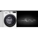 Пральна машина LG фронтальна, 8кг, 1200, A, 48см, дисплей, пара, інвертор, білий