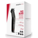 Набір для стрижки Babyliss, для бороди, вусів, голови і носа, акум., вібраційний мотор, насадок-6, сталь, чорний