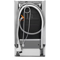 Посудомийна машина Electrolux вбудована, 10компл., Е, 45см, дисплей, інвертор, 3й кошик, чорний