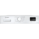 Пральна машина Indesit фронтальна, 6кг, 1200, A+++, 44.6см, дисплей, пара, інвертор, люк чорний, білий