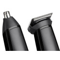 Набір для стрижки Babyliss, для бороди, вусів, голови і носа, акум., вібраційний мотор, насадок-6, сталь, чорний