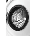 Прально-сушильна машина Haier фронтальна, 5(2.5)кг, 1200, A, 42.3см, дисплей, інвертор, люк чорний, Wi-Fi, висота 70см, білий