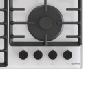 Варильна поверхня Gorenje газова на склі, 60см, чавун, білий