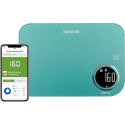 Ваги Sencor кухонні, 5кг, підключення до смартфону, AAAx2, пластик, зелений