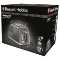 Тостер Russell Hobbs GrooWe 2 Slice 850Вт, підігрів, розморожування, пластик, сірий