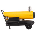 Теплова гармата дизель/гас 2E PowerHeat D30i, непрямого нагріву, 30кВт, 400м2, 780м3/год, колеса, IPX4, жовтий, 34.4кг