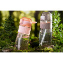 Пляшка для води ARDESTO Energy, 700мл, пластик, рожевий