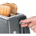 Тостер Russell Hobbs GrooWe 2 Slice 850Вт, підігрів, розморожування, пластик, сірий