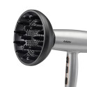 Фен Babyliss Cosmos, 2100Вт, 3 режими, іонізація, хол. обдув, 2 насадки, сірий