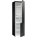 Холодильник з нижн. мороз. камерою Gorenje, 203х66х60см, 2 двері, 257(121)л, А+, Total NF, Зона св-ті, Інвертор, Зовн. Дисп, Wi-Fi, чорний