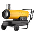 Теплова гармата дизель/гас 2E PowerHeat D30i, непрямого нагріву, 30кВт, 400м2, 780м3/год, колеса, IPX4, жовтий, 34.4кг