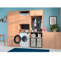 Пральна машина Indesit фронтальна, 6кг, 1200, A+++, 44.6см, дисплей, пара, інвертор, люк чорний, білий