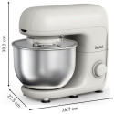 Міксер Tefal планетарний Bake Essential 800Вт, насадки-3, чаша-нерж., метал, 4.8л, білий