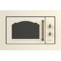 Мікрохвильова піч Gorenje вбудовувана Retro, 23л, міх. управл., 800Вт, гриль, бежевий