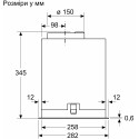 Витяжка Bosch вбудована, 52см, 570м.куб/год, нерж