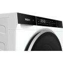 Прально-сушильна машина Haier фронтальна, 5(2.5)кг, 1200, A, 42.3см, дисплей, інвертор, люк чорний, Wi-Fi, висота 70см, білий