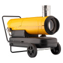 Теплова гармата дизель/гас 2E PowerHeat D30i, непрямого нагріву, 30кВт, 400м2, 780м3/год, колеса, IPX4, жовтий, 34.4кг