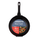 Сковорода глибока ARDESTO Gemini, 28см, алюміній, чорний
