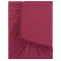 Простирадло на резинці ARDESTO Mix&Match, 180x200+30см, 100% бавовна, сатин, бордовий