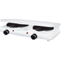 Плитка настільна Sencor електрична, комфорок - 2на 2.5кВт, 15 і 18 см, керування - мех., білий