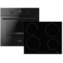 Комплект Hansa (духовка електрична + поверхня індукційна), чорний