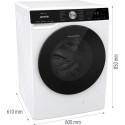 Пральна машина Gorenje фронтальна, 10кг, 1400, A+++, 60см, дисплей, інвертор, пара, Wi-Fi, підсвітка барабану, білий