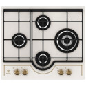 Варильна поверхня Electrolux газова на склі Rococo, 60см, чавун, шампань