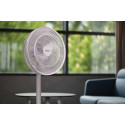 Вентилятор ARDESTO FN-B1140R підлоговий, 40см, 55Вт, ел. кер-ня, дисплей, таймер, пульт ДК, опора кругла, білий