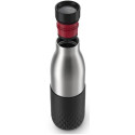 Термопляшка Tefal Bludrop soft touch, 500мл, нержавіюча сталь, графітовий