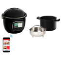 Мультиварка-скороварка Tefal Cook4me Touch, 1600Вт, чаша-6л, сенсорне керув., 13 програм, метал/пластик, чорний