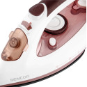 Праска Sencor, 3100Вт, 280мл, паровий удар -170гр, постійна пара - 35гр, керам. підошва, білий-золото