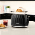 Тостер Russell Hobbs Eden 800Вт, пластик, підігрів,разморозка, чорний